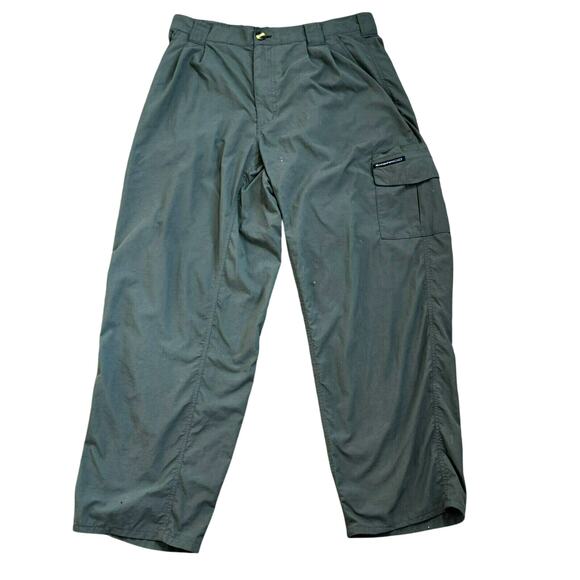 EX OFFICIO Men's Medium Green 100% Nylon Lightweight Hiking Trail Pants Gorpcore - Picture 1 of 7